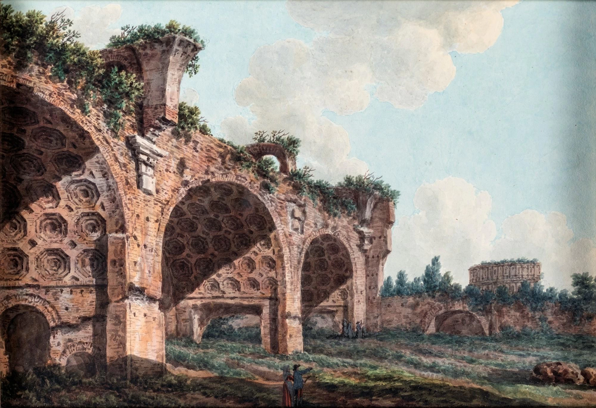 Resti della Basilica di Massenzio sul Palatino